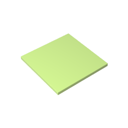 Azulejo de 6 x 6 con tubos inferiores-MyGobricksEs