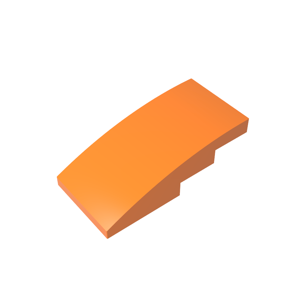 Pendiente curva 4 x 2 sin montantes-MyGobricksEs