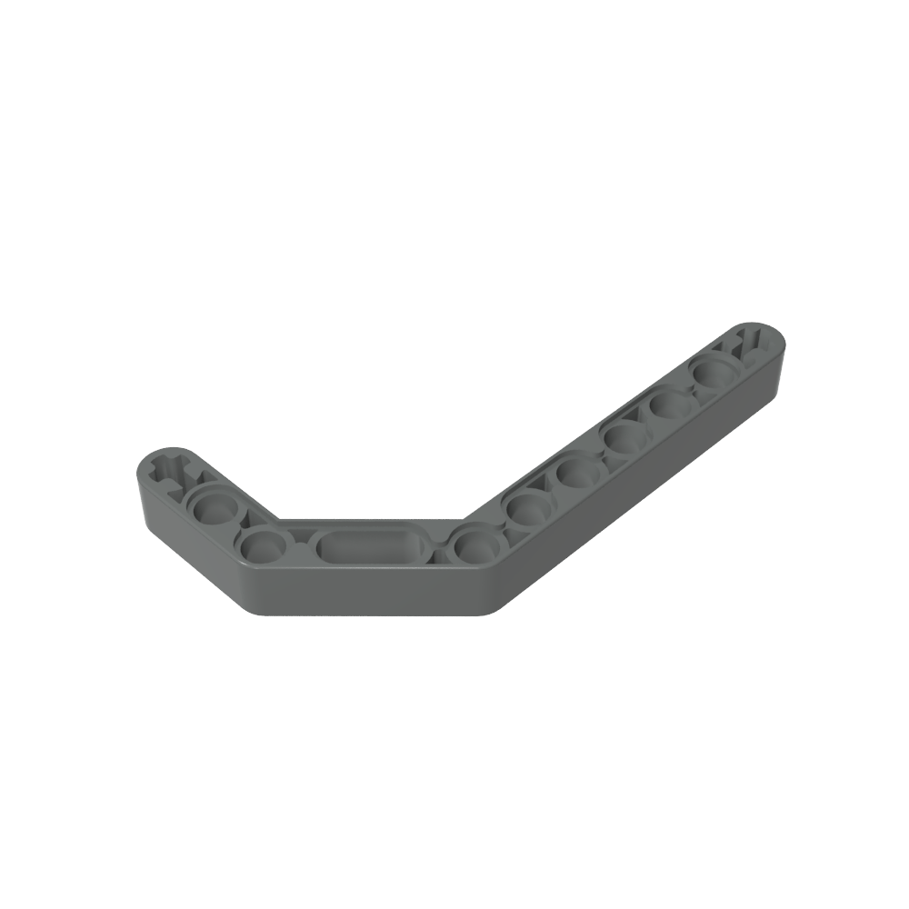 Viga técnica 1 x 11,5 doble curva gruesa-MyGobricksEs