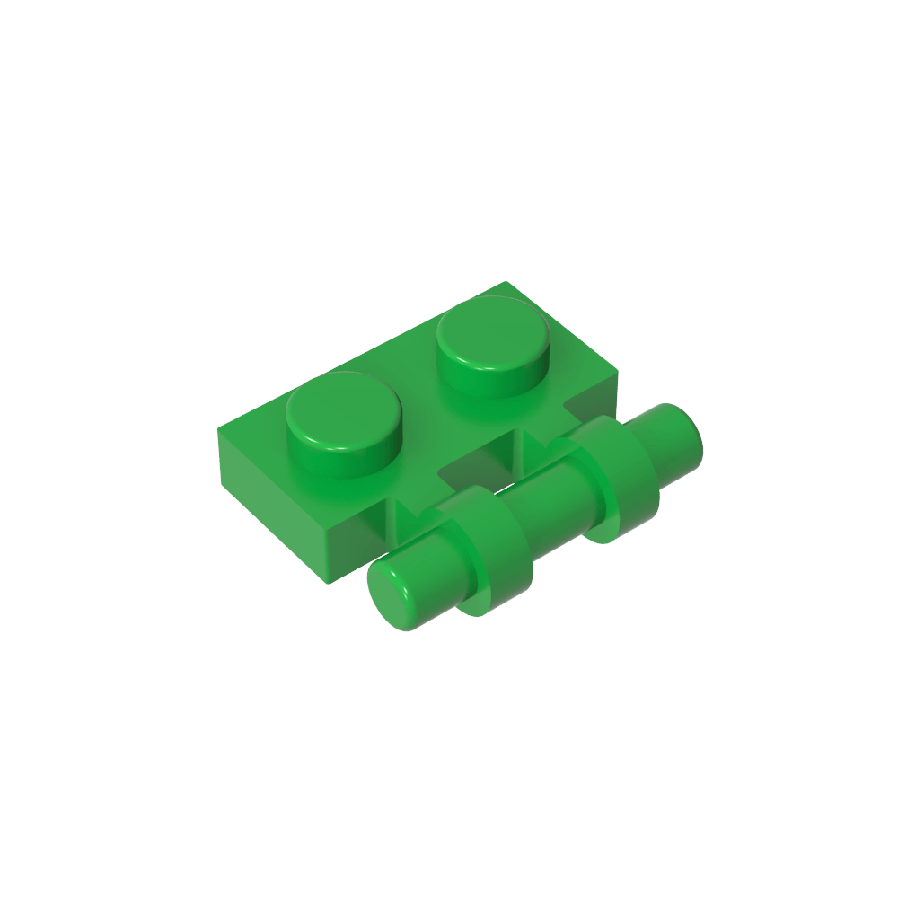 Placa especial 1 x 2 asas laterales [extremos libres]-MyGobricksEs