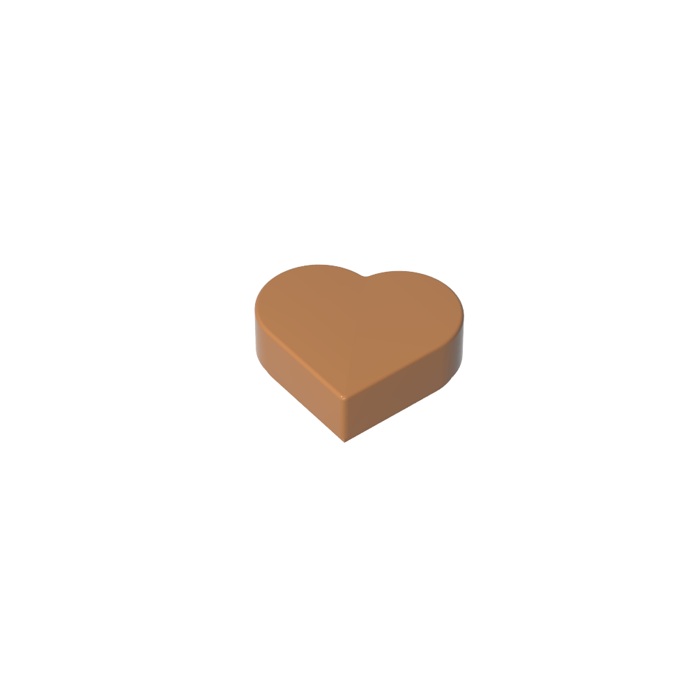 Azulejo 1 x 1 Corazón-MyGobricksEs