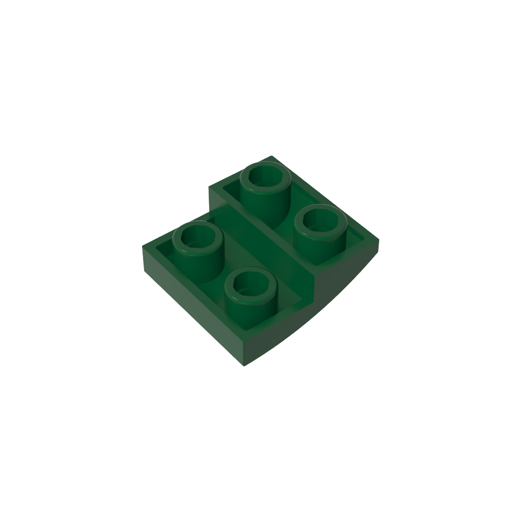 Pendiente Curva 2 x 2 Invertida-MyGobricksEs