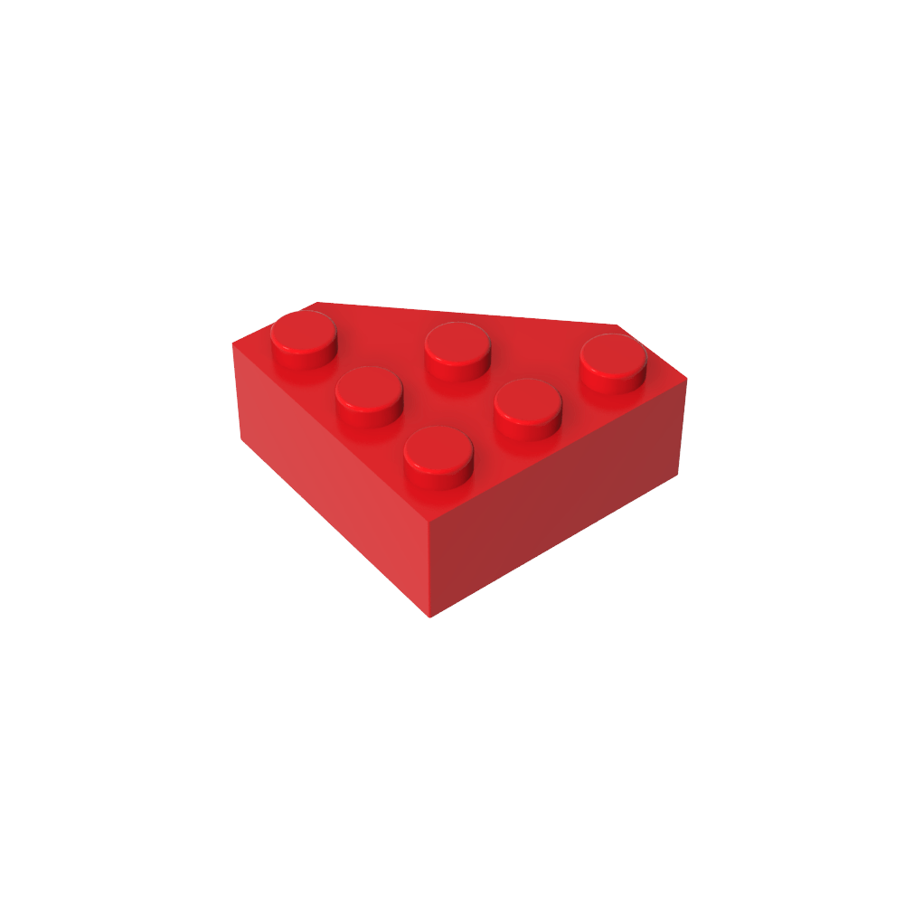 Cuña 3 x 3 Esquina cortada-MyGobricksEs