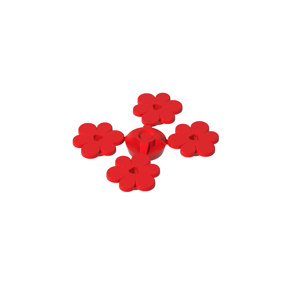 Planta, Flor - Pequeña-MyGobricksEs