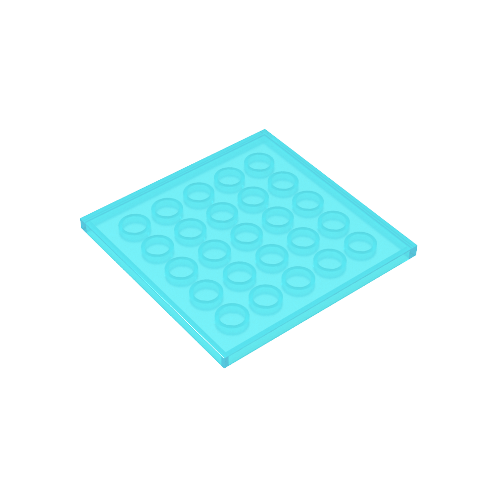 Azulejo de 6 x 6 con tubos inferiores-MyGobricksEs