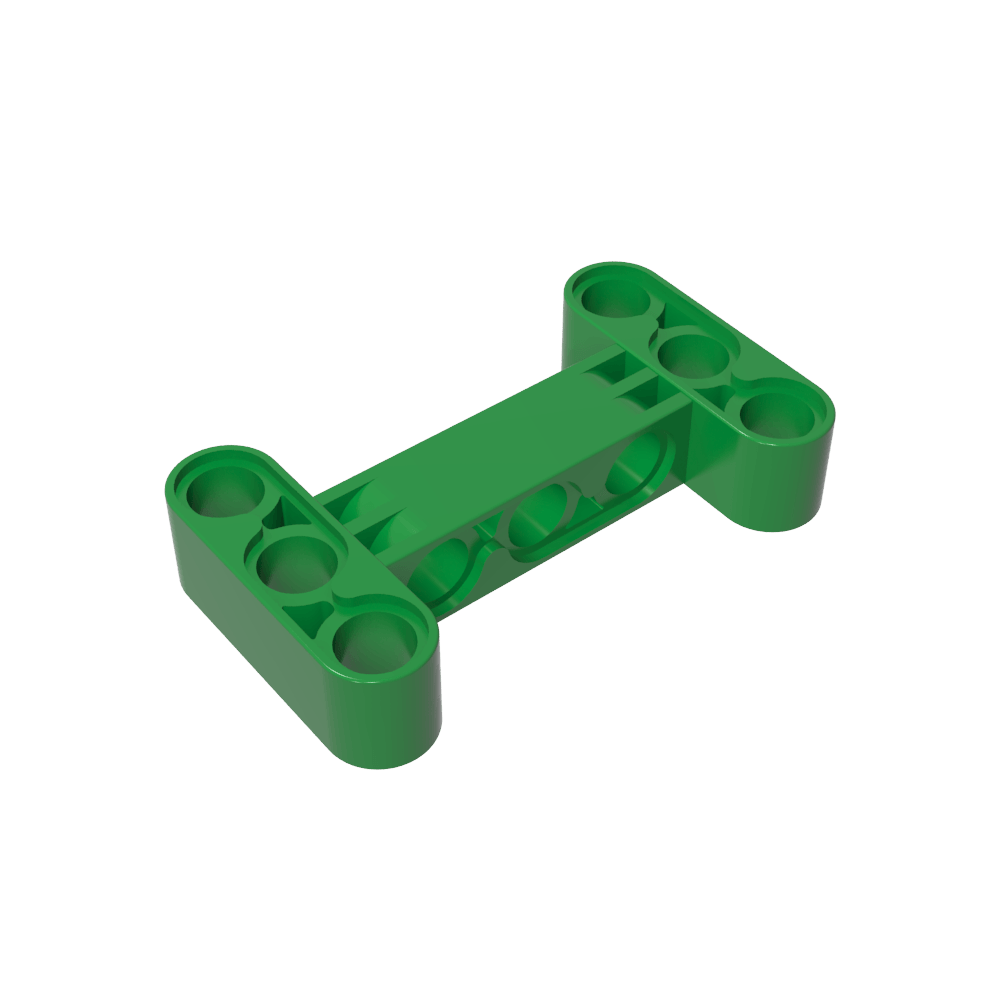 Viga técnica de 3 x 5 de espesor [orificios de viga central desplazados a 90°]-MyGobricksEs
