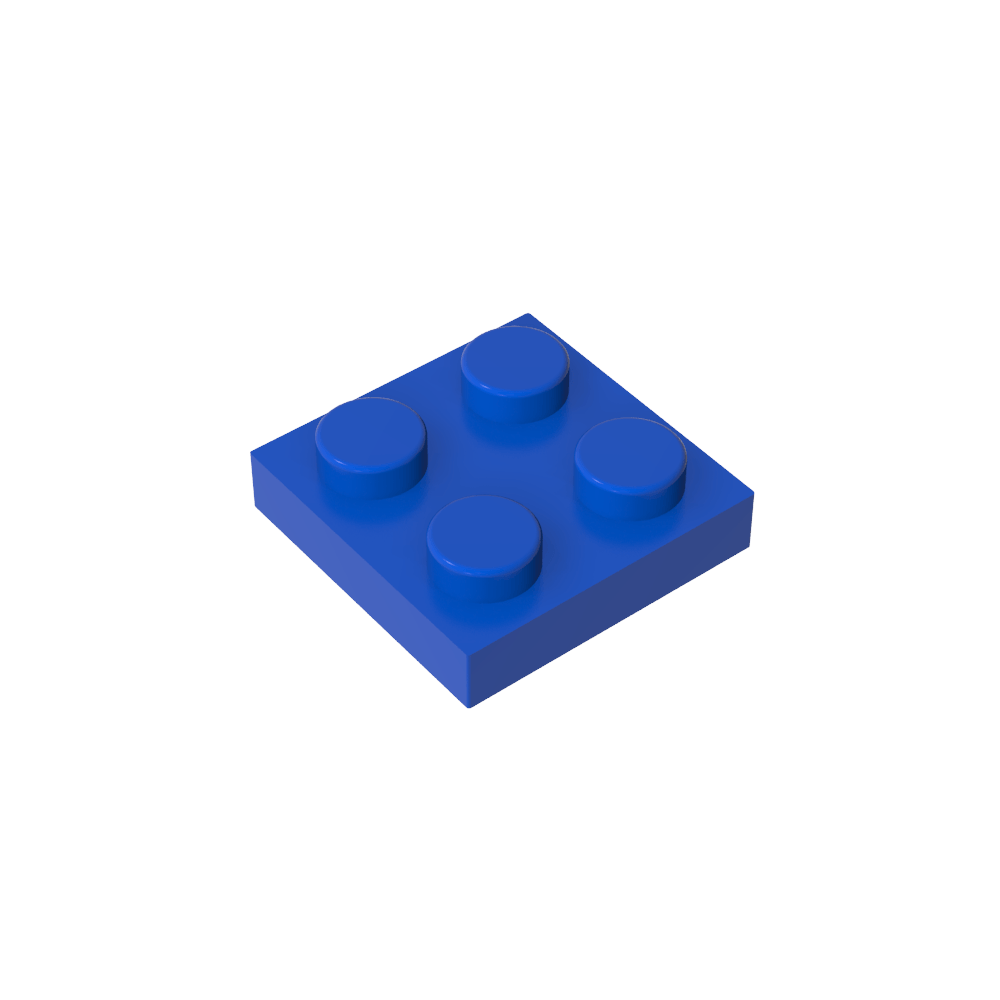 Placa 2 x 2-MyGobricksEs