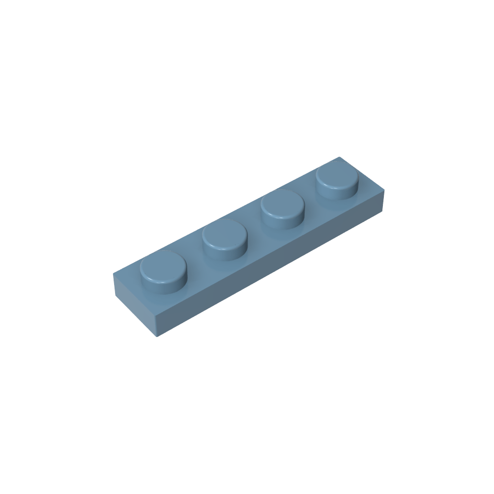 Placa 1 x 4-MyGobricksEs