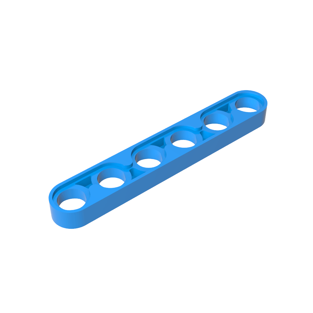 Viga técnica 1 x 6 delgada-MyGobricksEs