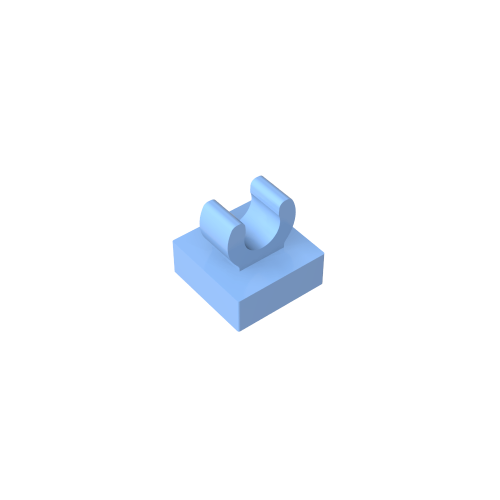 Azulejo Especial 1 x 1 con Clip con Bordes Redondeados-MyGobricksEs
