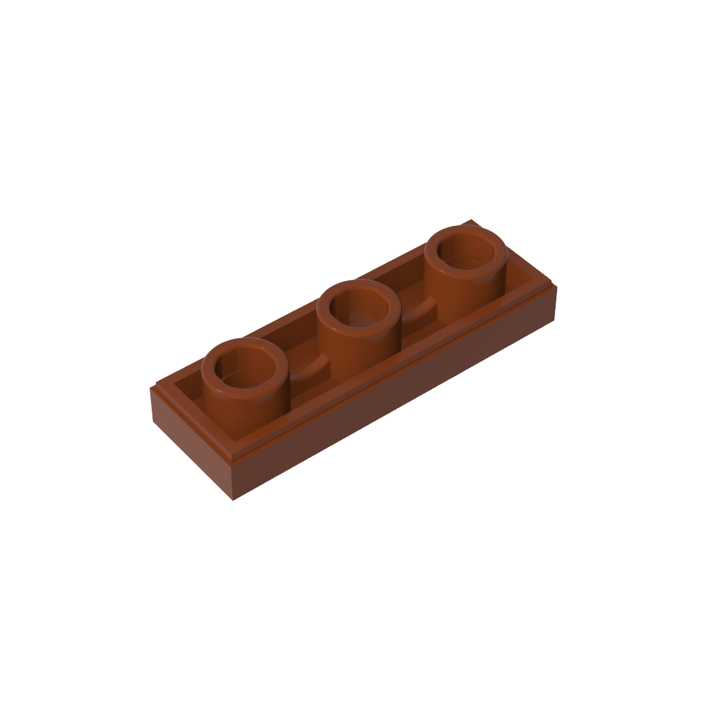Azulejo especial 1 x 3 invertido con orificio central-MyGobricksEs