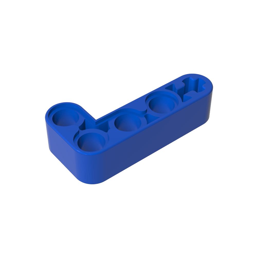Viga técnica 2 x 4 en forma de L gruesa-MyGobricksEs