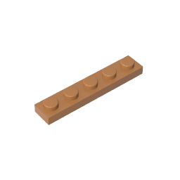 Placa 1 x 5-MyGobricksEs