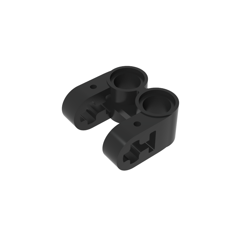 Conector de eje y pasador Technic, perpendicular, doble división-MyGobricksEs