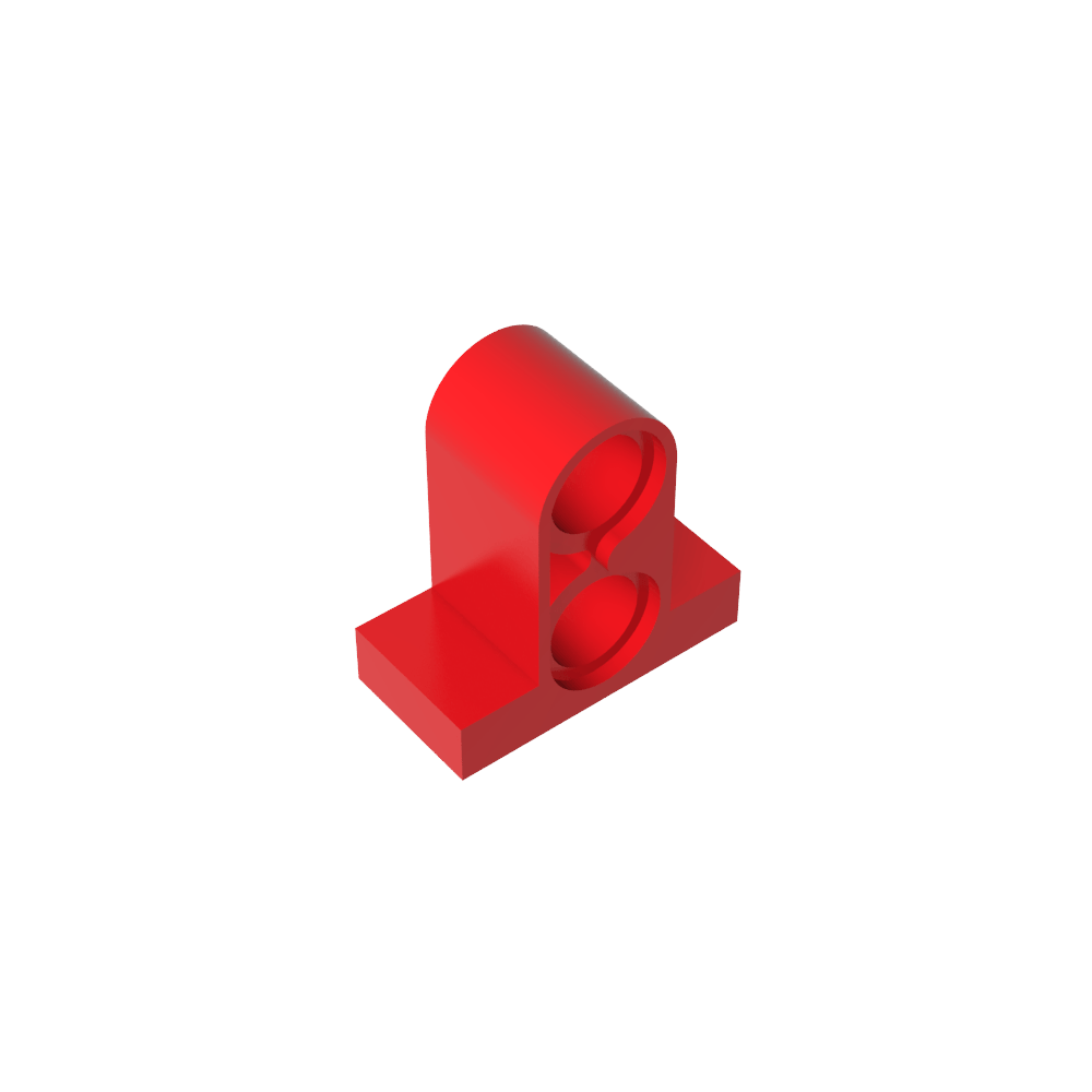 Placa de conector Technic Pin 1 x 2 x 1 2/3 [Dos orificios en la parte superior]-MyGobricksEs