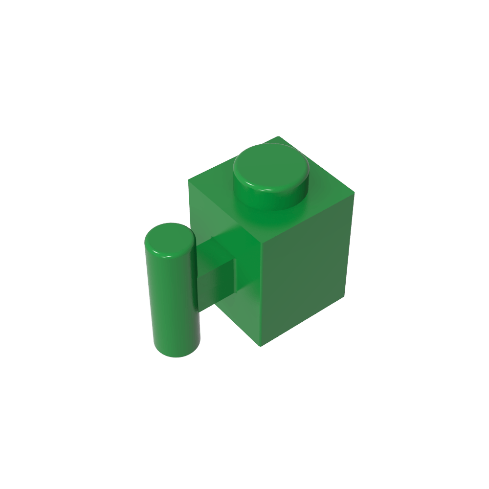 Ladrillo Especial 1 x 1 con Mango-MyGobricksEs