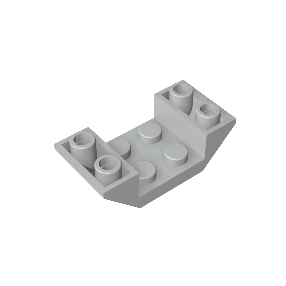 Pendiente Invertida 45° 4 x 2 Doble-MyGobricksEs