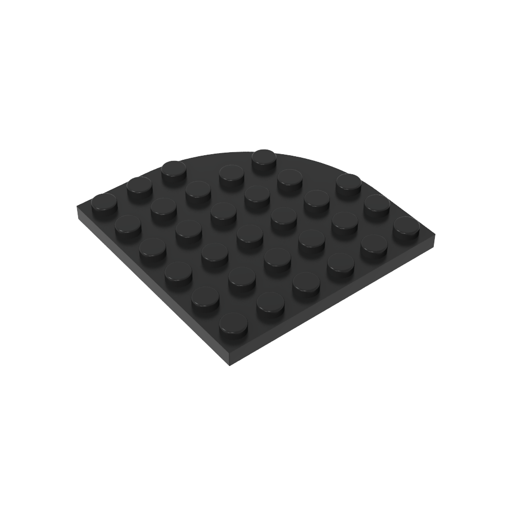 Placa de esquina redonda 6 x 6-MyGobricksEs