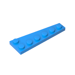 Placa de cuña 6 x 2 izquierda-MyGobricksEs