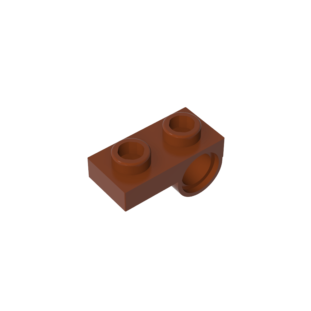 Placa especial 1 x 2 con orificio para pasador-MyGobricksEs