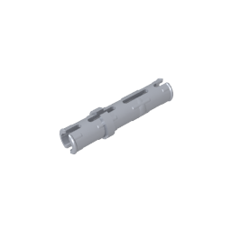 Pasador técnico largo con crestas de fricción longitudinales y 2 ranuras centrales-MyGobricksEs