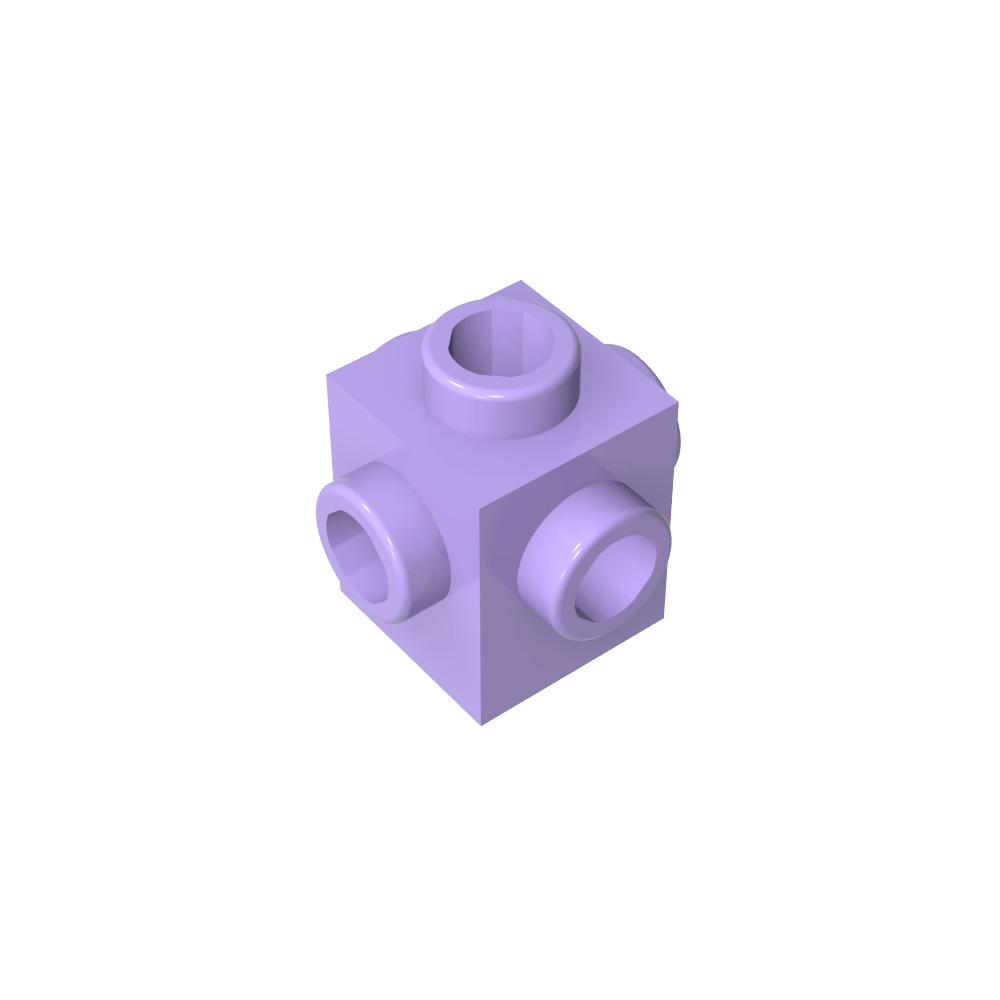 Ladrillo especial 1 x 1 pernos en los 4 lados-MyGobricksEs