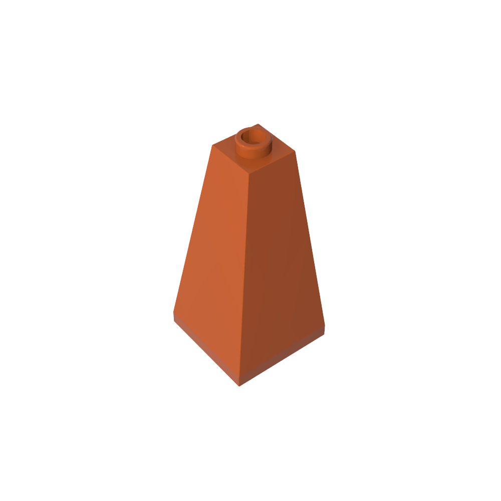 Pendiente 75° 2 x 2 x 3 Doble Convexa-MyGobricksEs