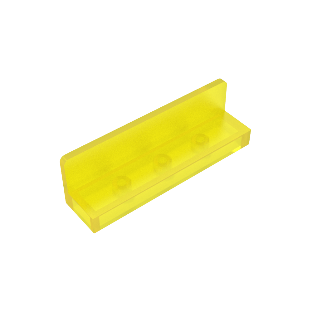 Panel 1 x 4 x 1 con esquinas redondeadas [Pared delgada]-MyGobricksEs