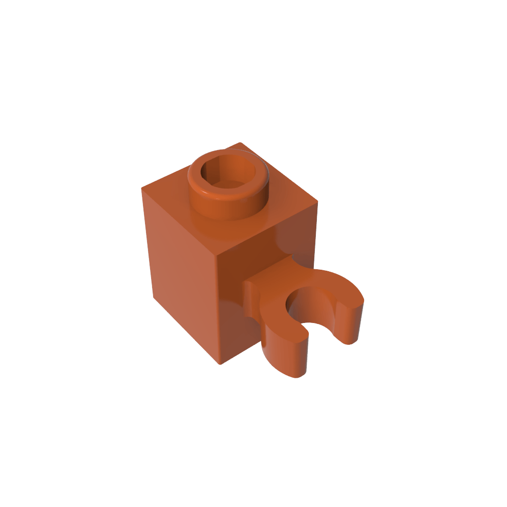 Ladrillo Especial 1 x 1 con Clip Vertical [Clip O Abierto, Perno Hueco]-MyGobricksEs