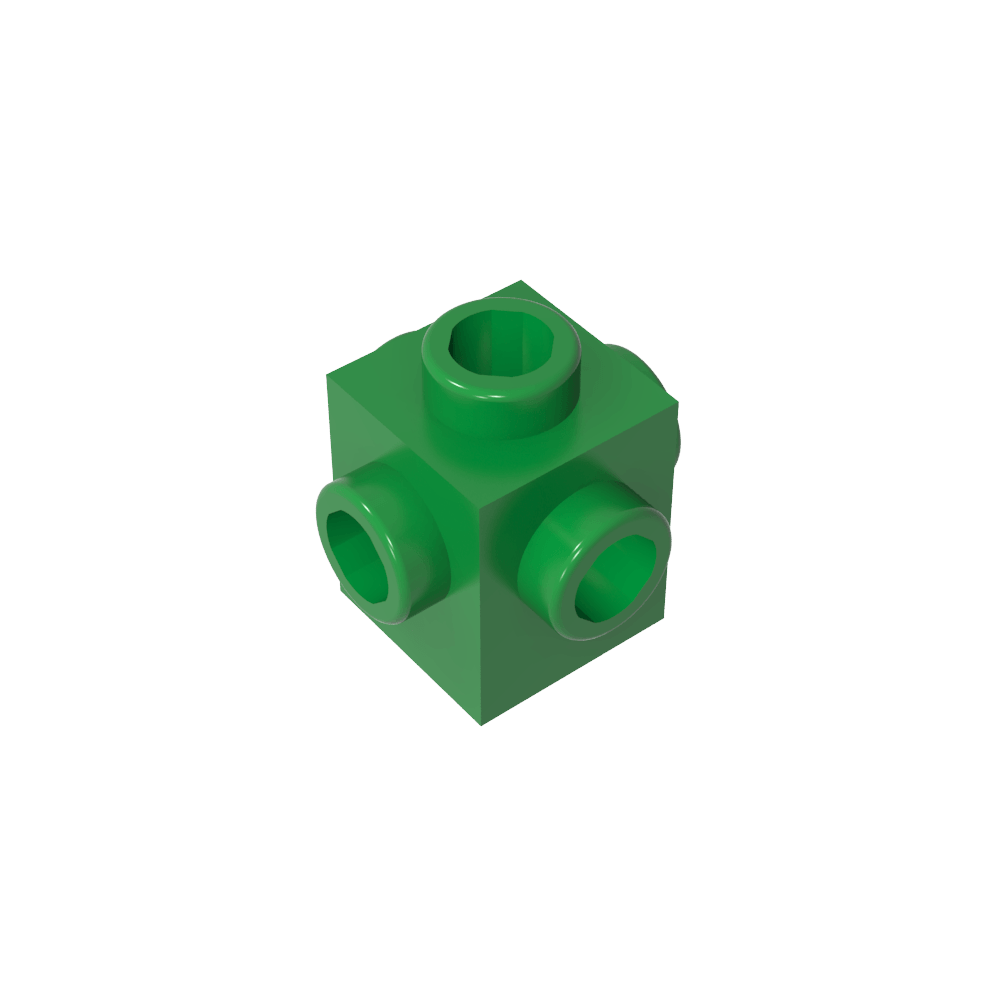 Ladrillo especial 1 x 1 pernos en los 4 lados-MyGobricksEs