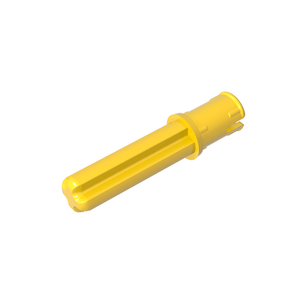 Pasador de eje Technic 3L con crestas de fricción longitudinales y eje 2L-MyGobricksEs