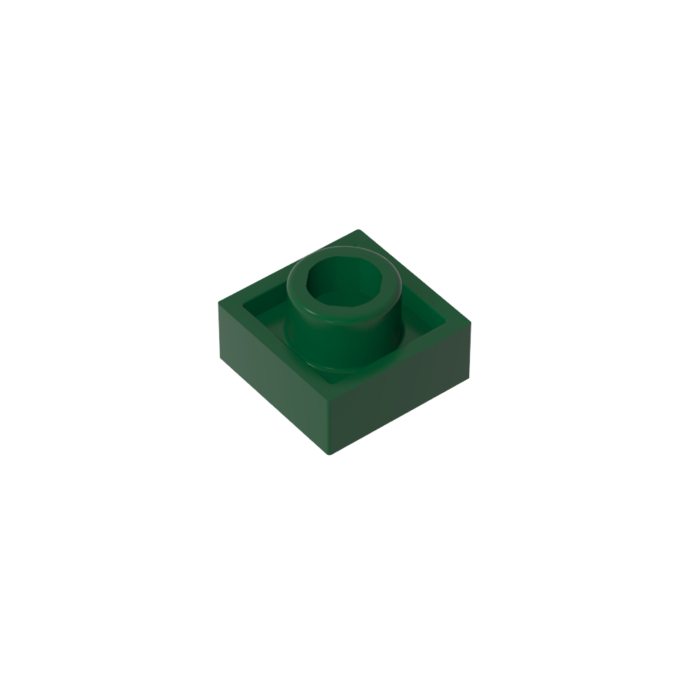 1 x 1 tablero de doble cara-MyGobricksEs