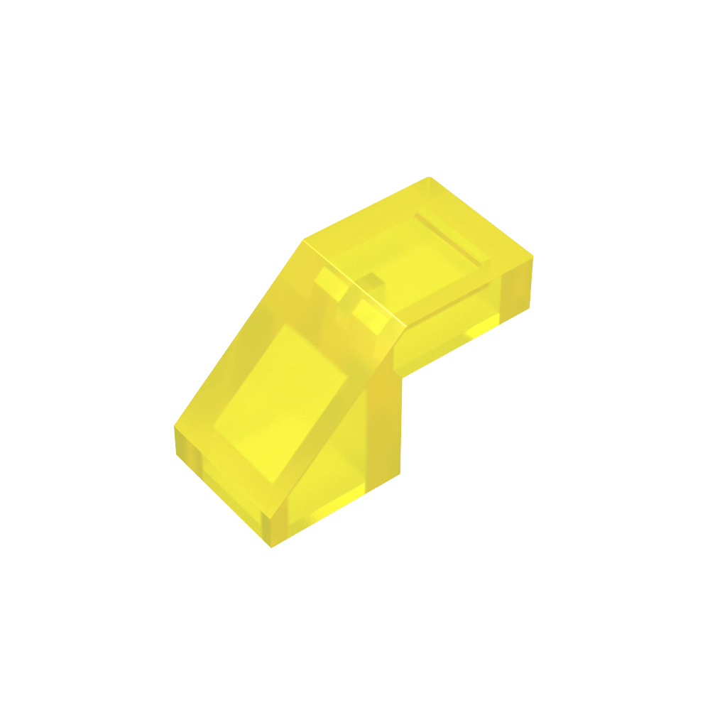 Pendiente 45° 2 x 1 con corte invertido 2/3 y sin montante-MyGobricksEs