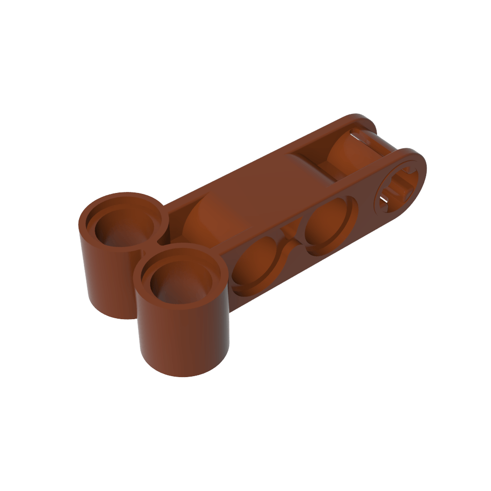 Conector de eje y pasador Technic perpendicular doble 4L 98989-MyGobricksEs