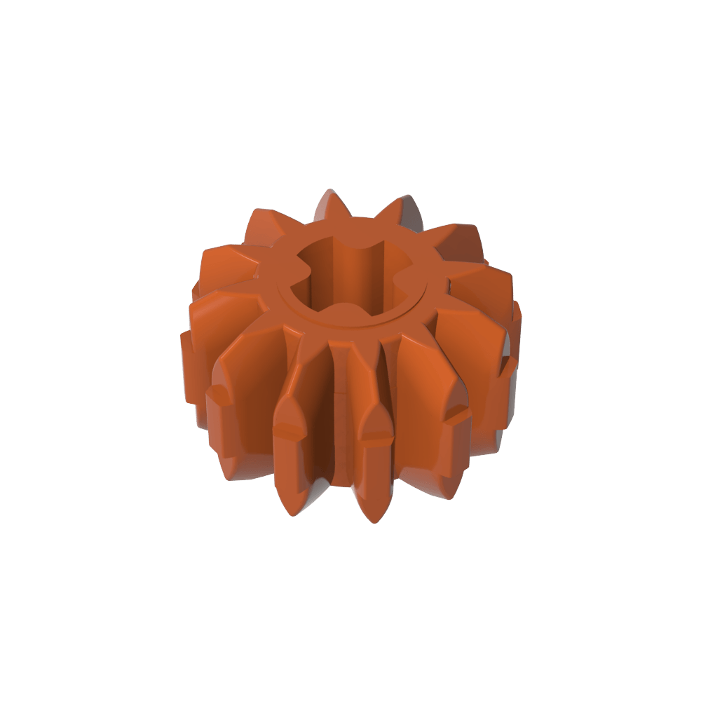 Technic Gear 12 dientes doble bisel-MyGobricksEs