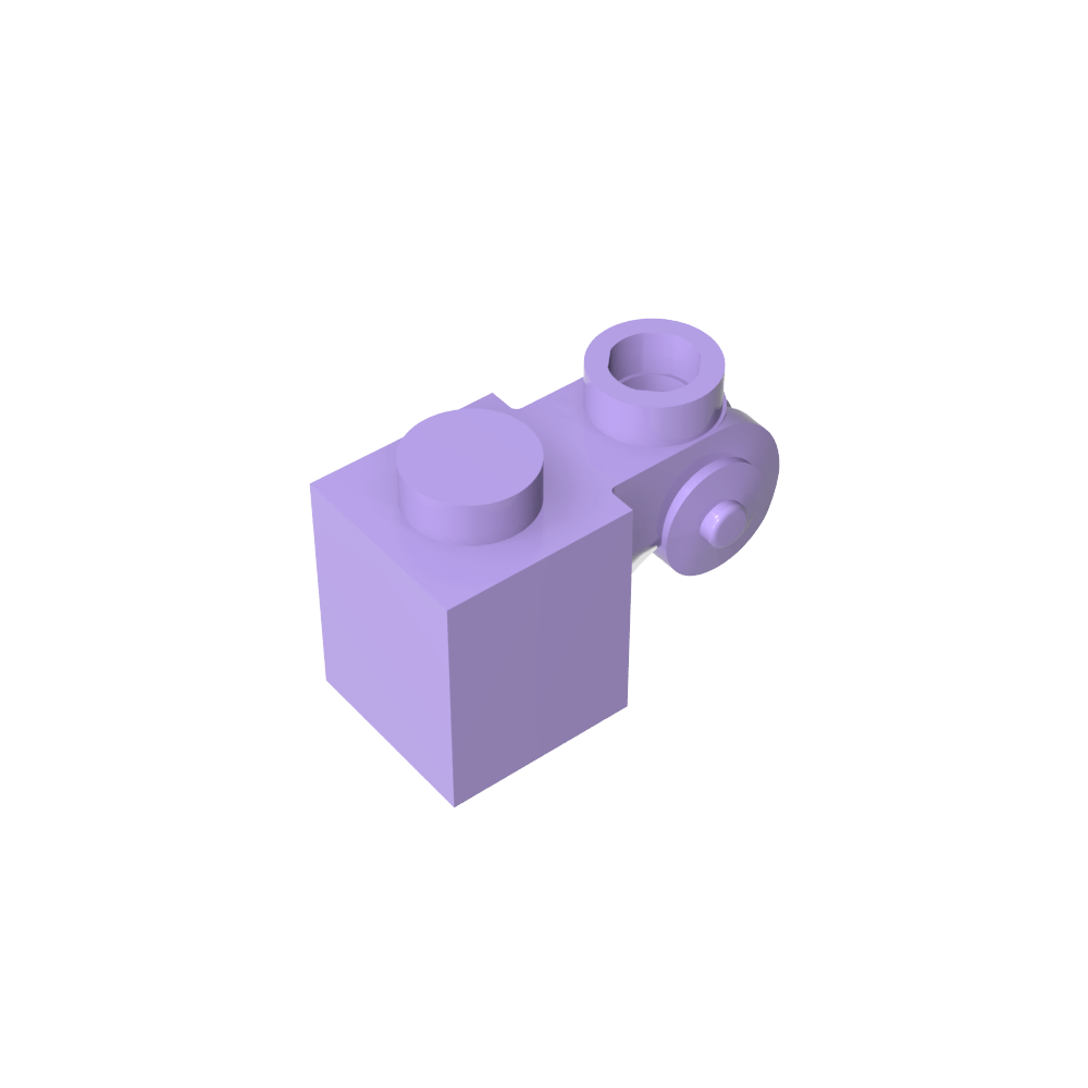 Ladrillo Especial 1 x 1 con Pergamino con Perno Abierto-MyGobricksEs