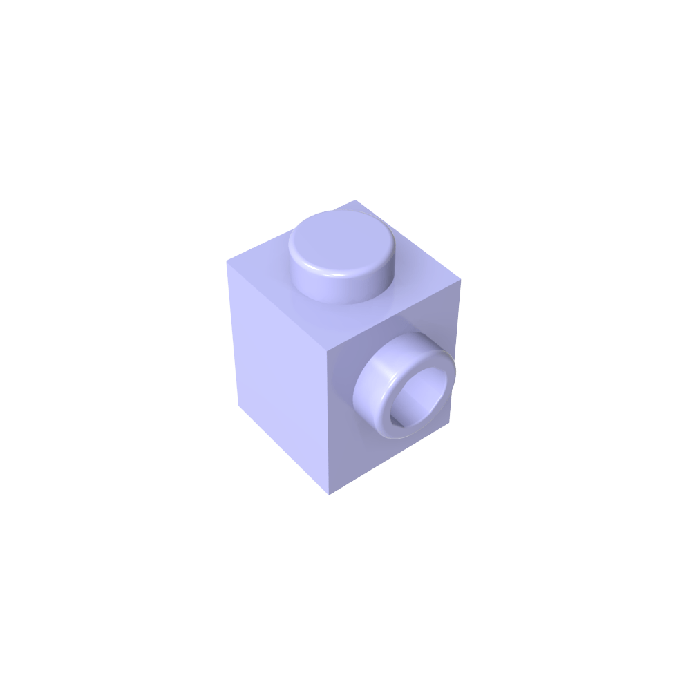 Ladrillo especial 1 x 1 con perno en 1 lado-MyGobricksEs