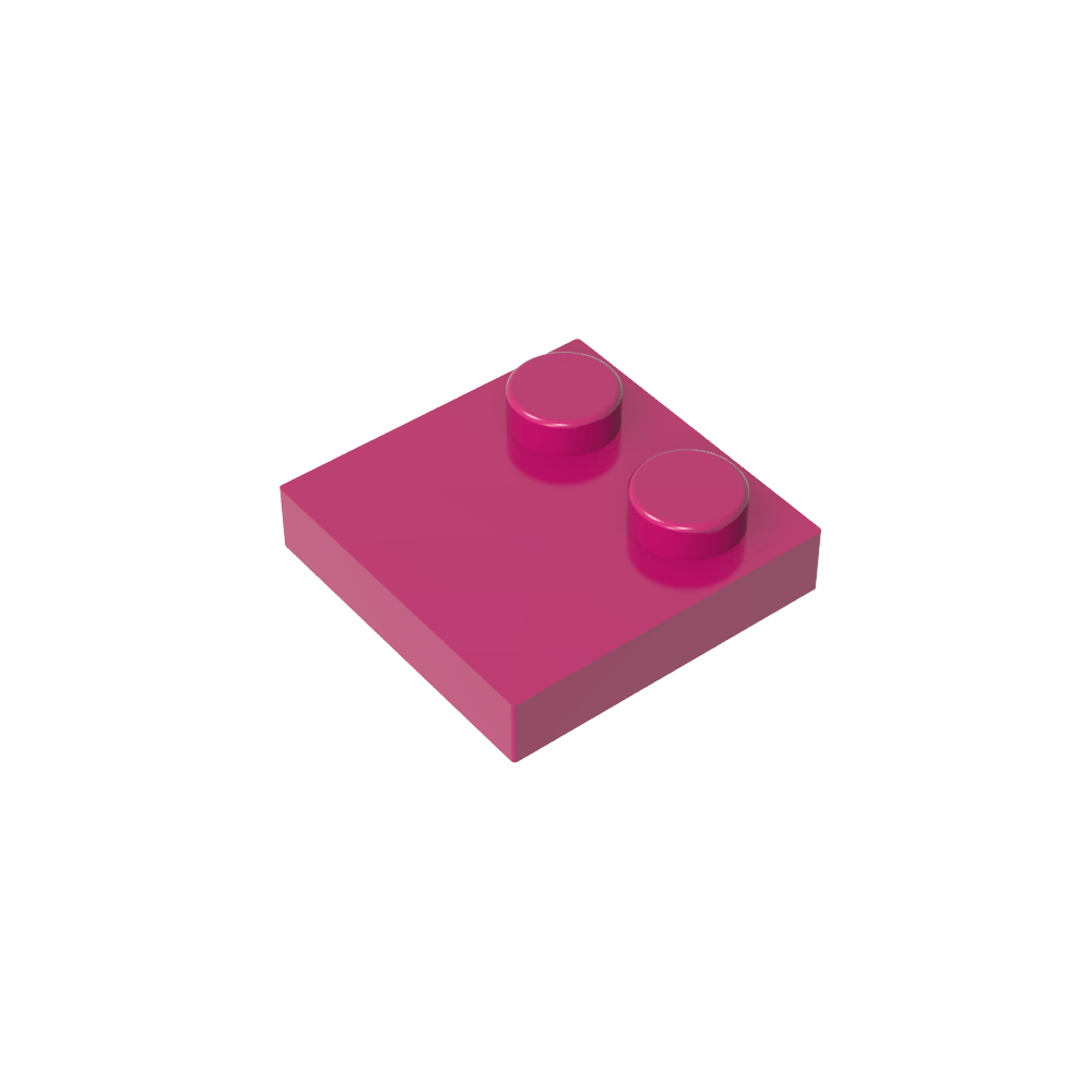 Placa Especial 2 x 2 con Solo 2 tacos-MyGobricksEs