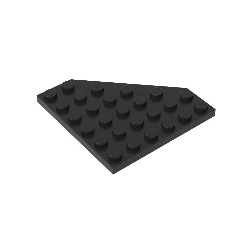 Placa de cuña de 6 x 6 esquinas cortadas-MyGobricksEs