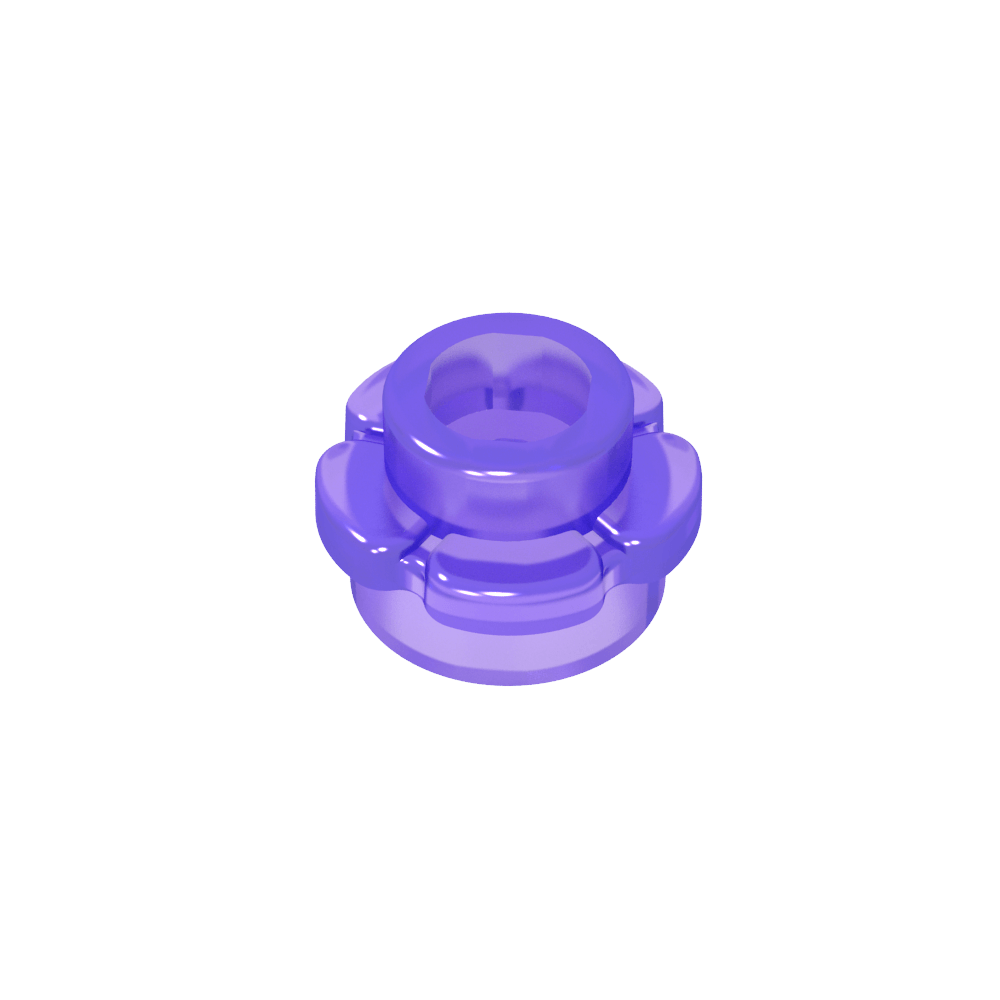 Planta, Flor, Plato Redondo 1 x 1 con 5 Pétalos-MyGobricksEs