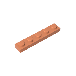 Placa 1 x 5-MyGobricksEs