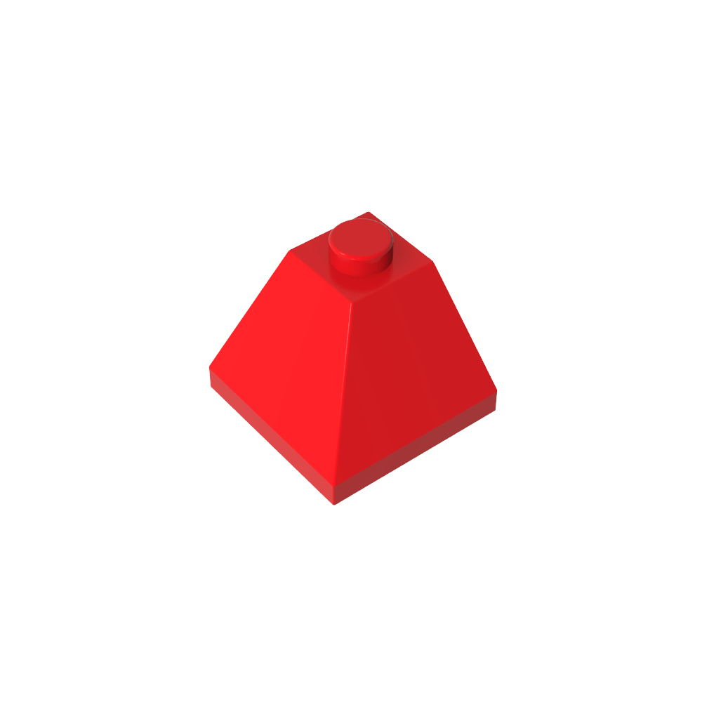 Pendiente 45° 2 x 2 Doble Convexa-MyGobricksEs