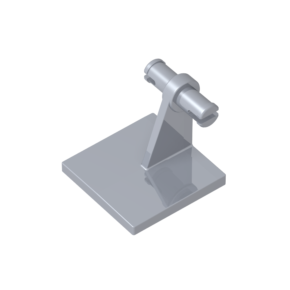 Portaruedas 2 x 2 fino con pasadores de clip divididos-MyGobricksEs
