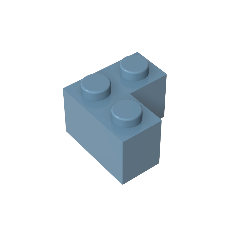 Ladrillo 2 x 2 Esquina-MyGobricksEs