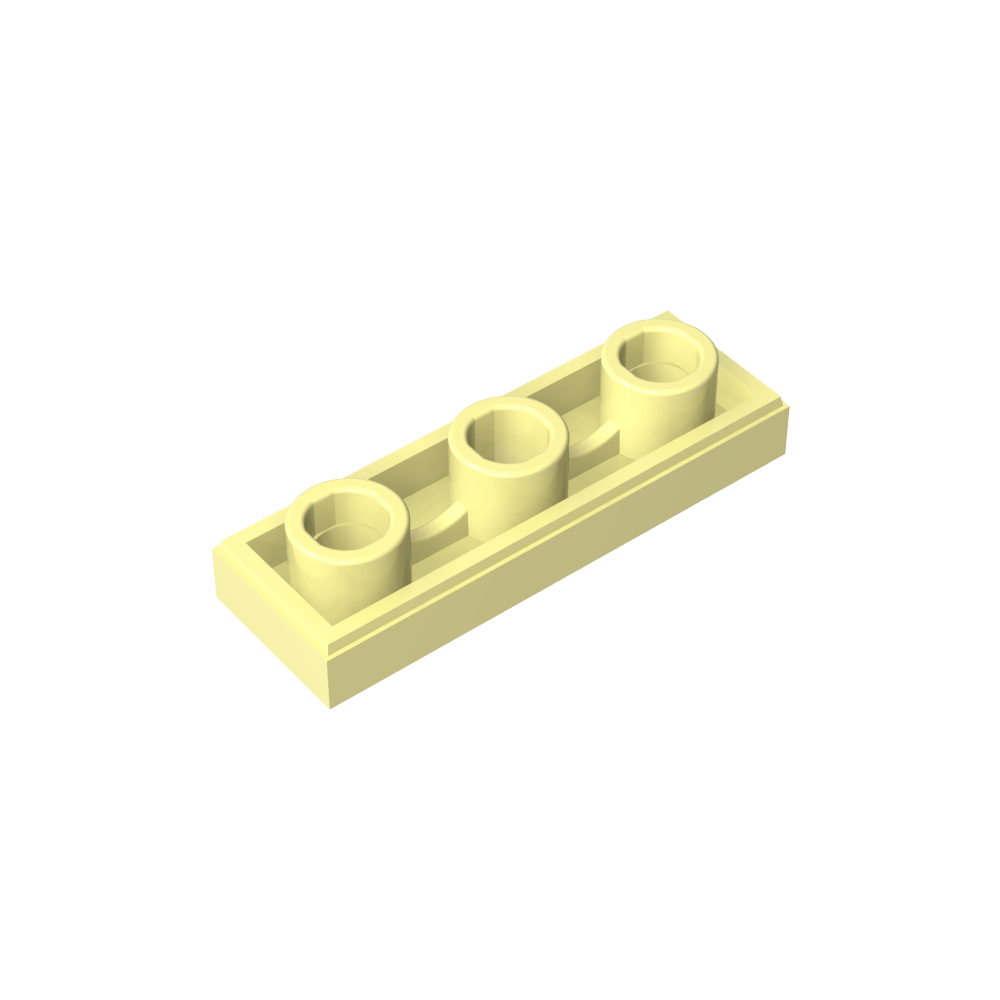 Azulejo especial 1 x 3 invertido con orificio central-MyGobricksEs