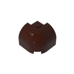 Ladrillo curvo 2 x 2 x 1 1/3 con parte superior curva - Esquina-MyGobricksEs