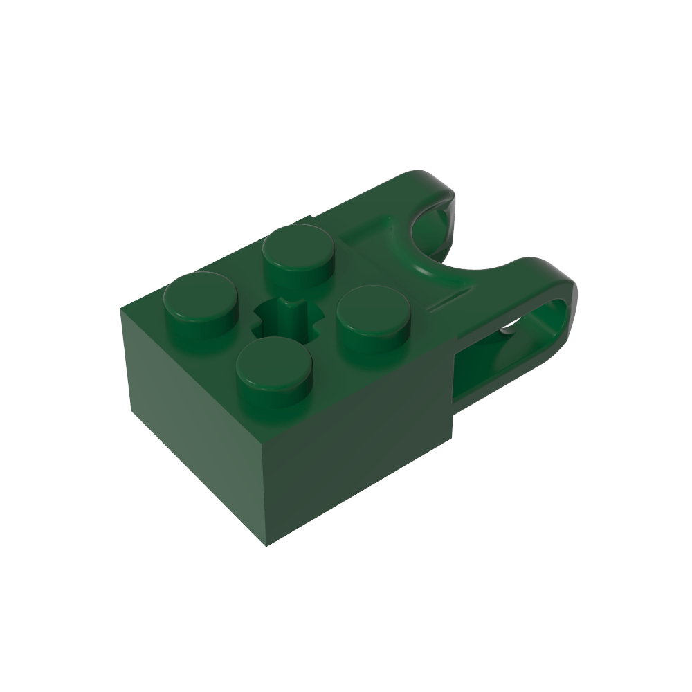 Technic Brick Special 2 x 2 con receptáculo de bola ancho y orificio para eje-MyGobricksEs