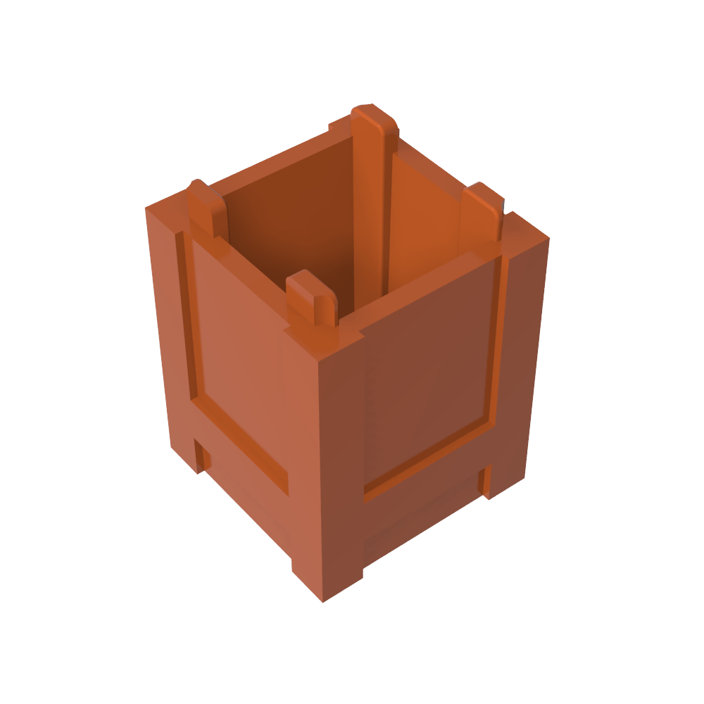 Caja contenedora 2 x 2 x 2 - Apertura superior-MyGobricksEs