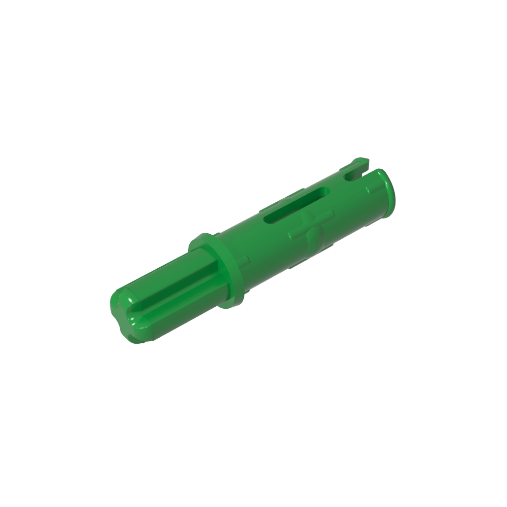 Pasador de eje Technic 3L con crestas de fricción longitudinales y eje 1L-MyGobricksEs