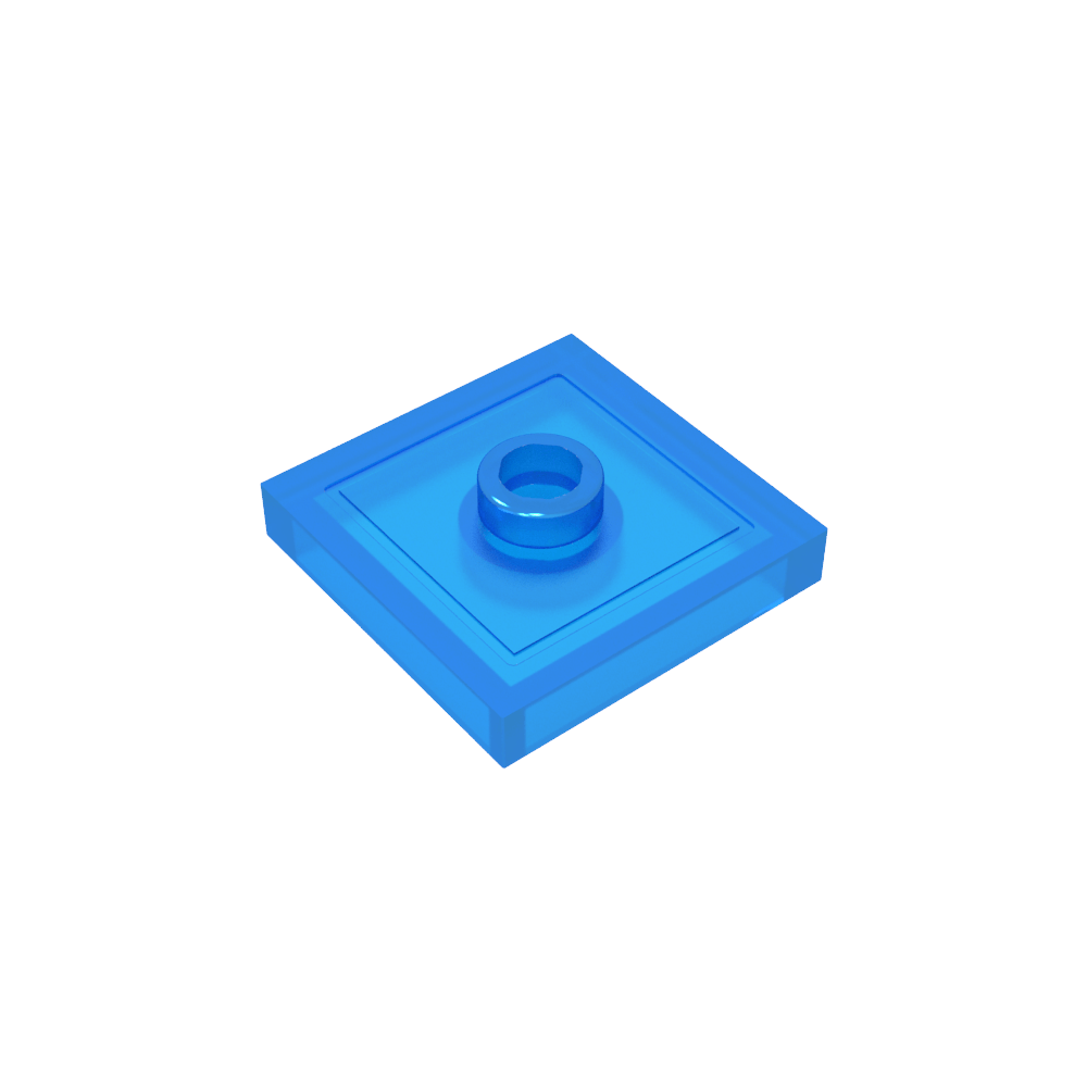 Placa especial 2 x 2 con ranura y perno central (puente)-MyGobricksEs